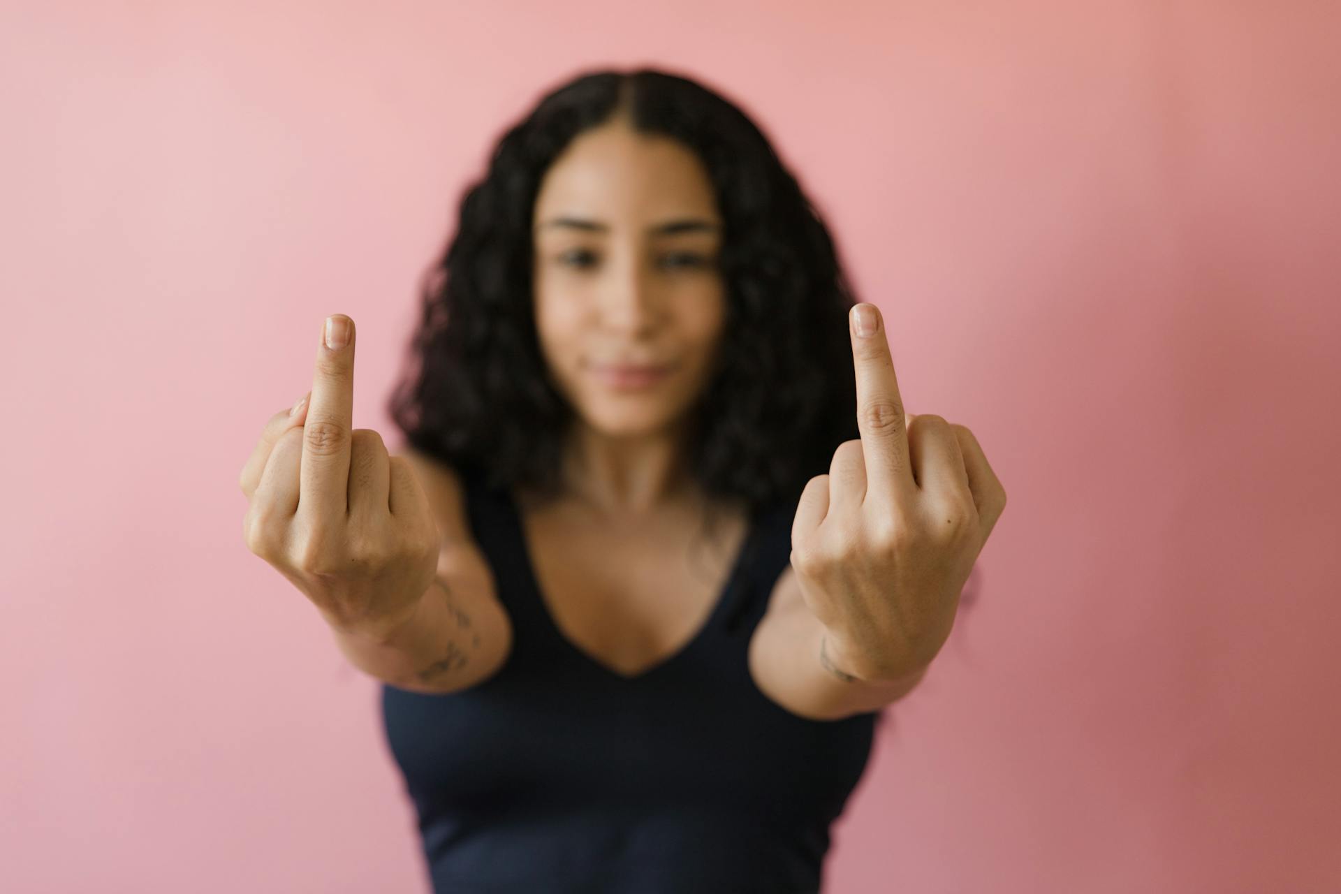 disrespectful woman